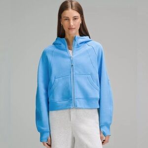 Lululemon Full Zip Scuba Aero Blue